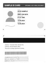 The cards on the A4 page from the photos with the corners dragged onto the card: both cards whole, at actual size.