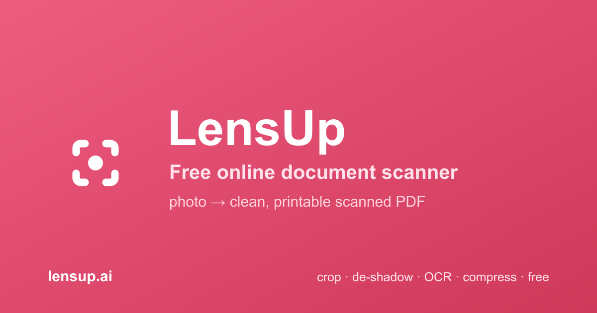 LensUp logo